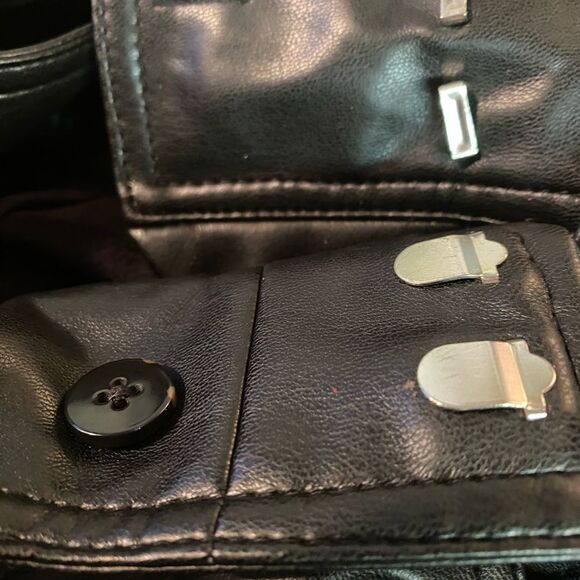 DEREK LAM 10 CROSBY Vegan Leather Joggers - Picture 10 of 10